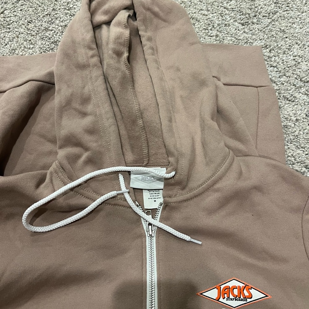 Jacks Surfboards Brown Hoodie